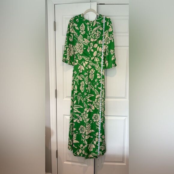 NWOT ZARA Printed Twist Knot Top Jumpsuit Size L - Picture 7 of 13